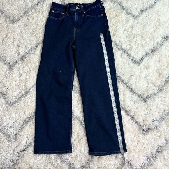 J. Crew Dark Blue Straight Leg Jeans - Picture 4 of 9
